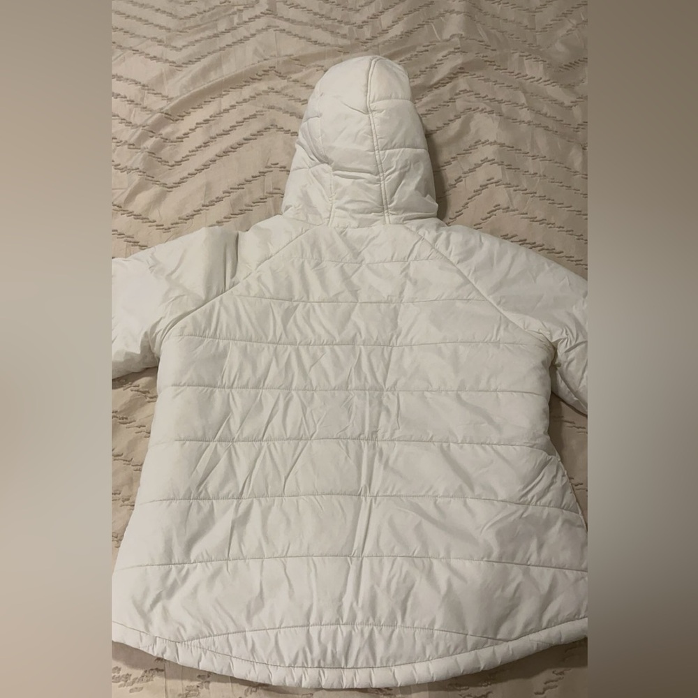 Hurley white puffer jacket